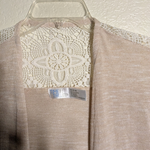 Time And Tru Nwt Women's Beige Sweater Size Xl - Picture 6 of 8